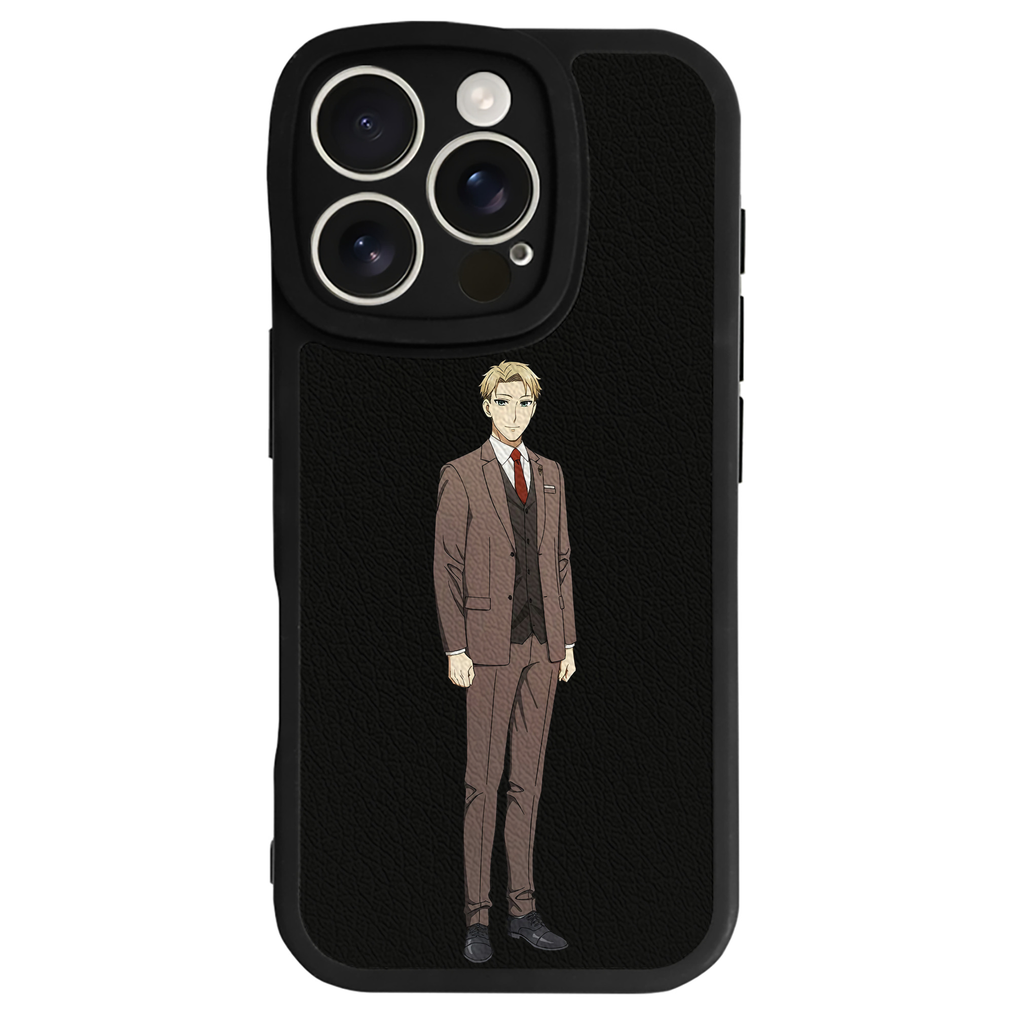 （画像用） SPY×FAMILY间谍家家酒 【iPhone 16シリーズ対応】シリコンスマホケース（レザー調） 材質：シリコン